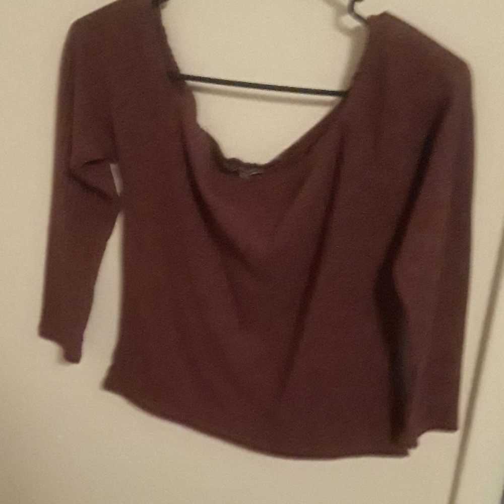 Off the shoulder crop top